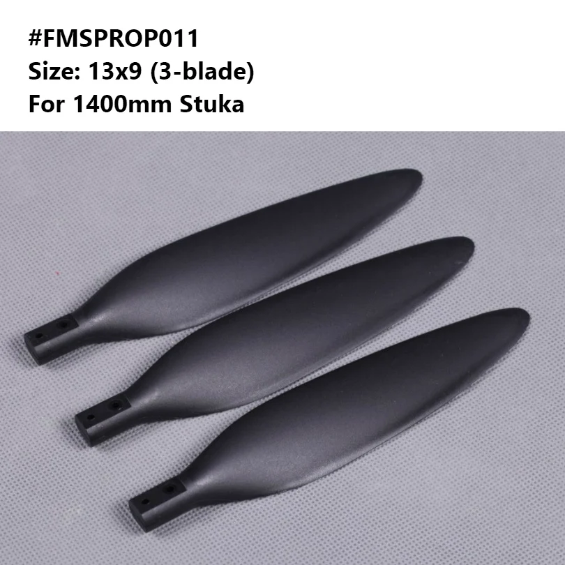 FMSRC 1400mm 1.4m STUKA Ju 87 Propeller 13x9 Inch 3 Blade PROP011 RC Airplane Model Hobby Plane Aircraft Avion Spare Parts