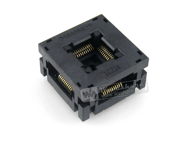 IC234-0444-037 N Yamaichi Burn-in IC Test Socket 0.8mm Pitch QFP44 TQFP44 FQFP44 PQFP44 Package Free Shipping