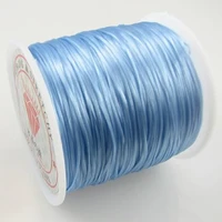lt blue strongstretchy crystal beading cord 200m2rollselastic thread rope0 8mm bracelet diy jewelry accessories