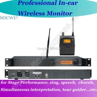 micwl wireless in ear monitor system in ear monitoring stage ear monitors can with multiple receivers