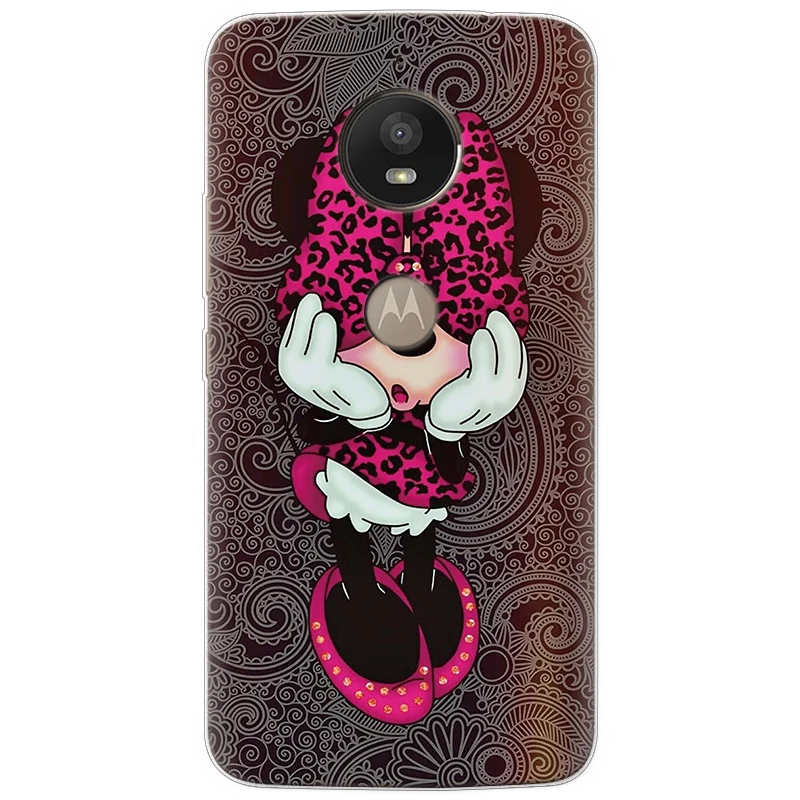 Милые Мультяшные Чехлы для Motorola Moto E5 C X4 Z Z2 Z3 G4 G6 Go E4 G5 G5S Play Plus G3 One Case Cover силиконовый чехол из ТПУ с принтом
