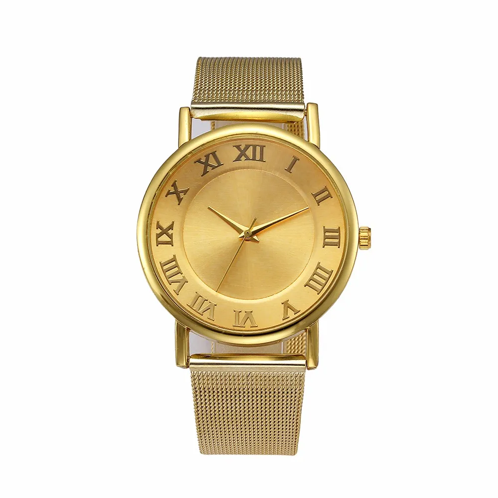 Vintage fashion Women's Watch Fashion Retro Digital Dial Leather Band Quartz Analog Wrist Watches Relogio Feminino#60 | Наручные часы