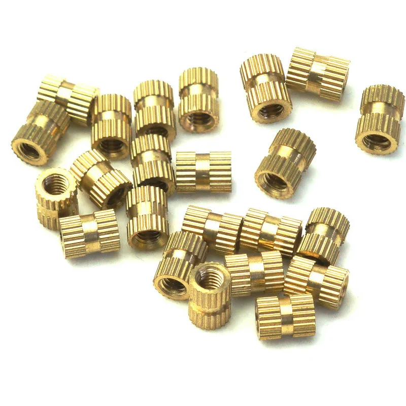 Copper Inlaid Pieces Of Injection Molded Nuts Roller Flower Insert Nut M6*8*10 | Обустройство дома