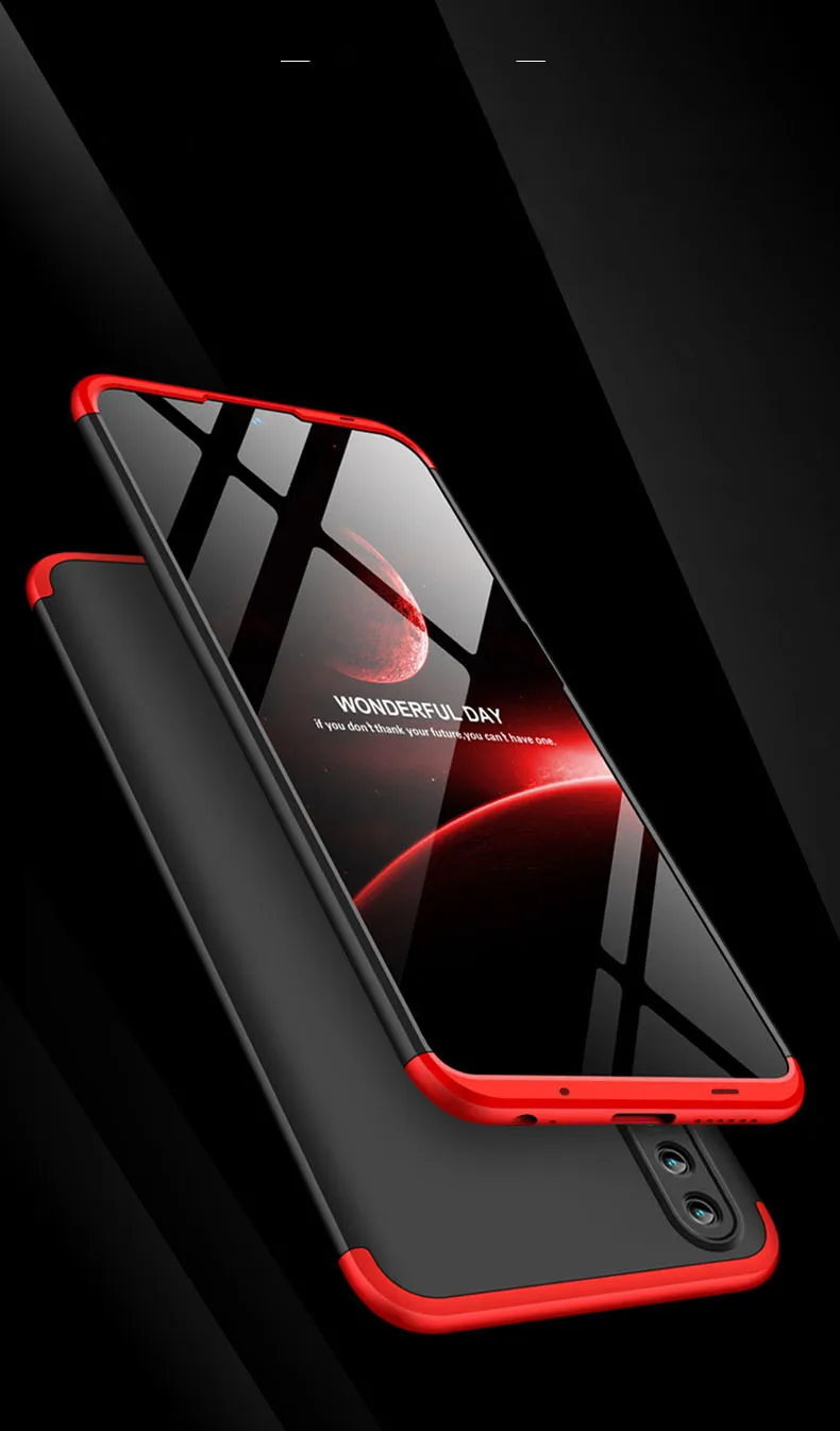 Новый чехол для Huawei P Smart 2019 роскошный жесткий пластиковый PSmart Dual 360 полный
