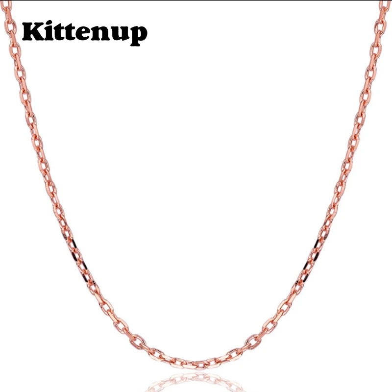 Kittenup Роза ювелирные изделия в стиле O ожерелье цепь для женщин Подарки всего 45 см