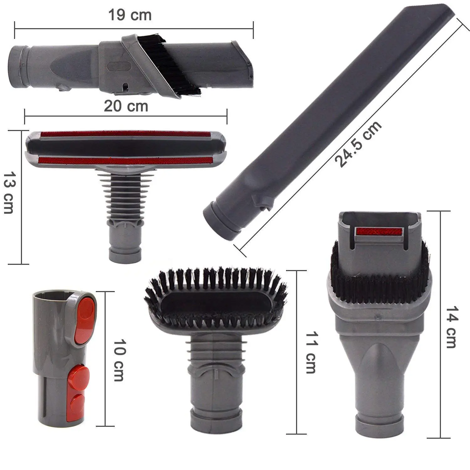 6 шт набор аксессуаров Замена для Dyson V8 V7 V6 V10 SV10 SV11 пылесос запасные Запчасти кисти