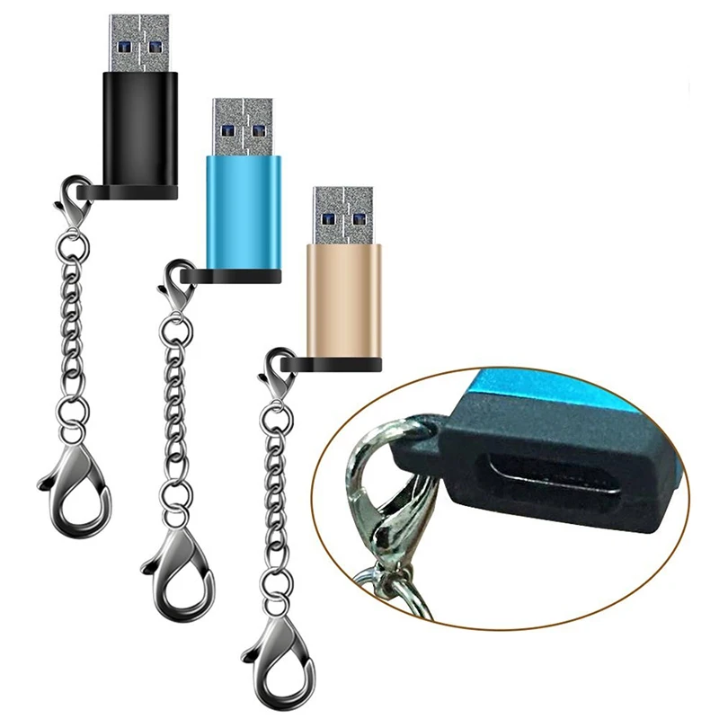 Thbelieve USB A Male To C Female адаптер Type 3 0 адаптеры с мини конвертерами для ключей Прямая