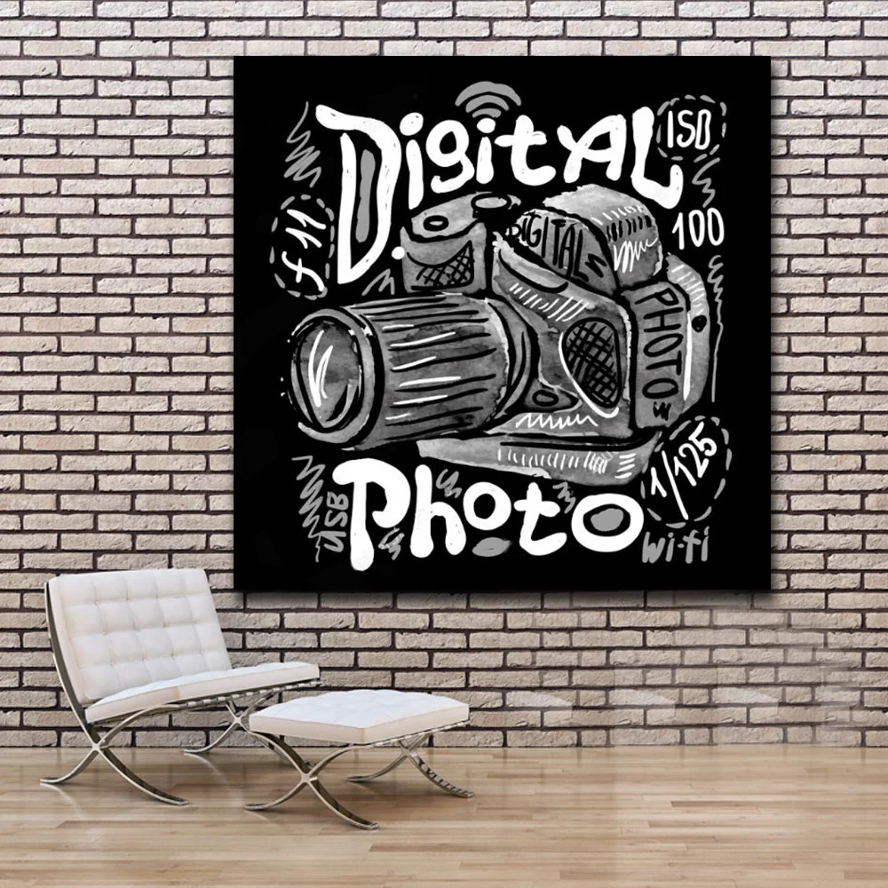 Embelish Акварельная цифровая фотокамера Современные настенные художественные