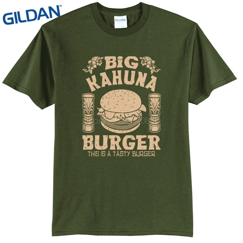 2017 Для мужчин модная футболка Big Kahuna Burger Новая мода брендовая одежда настроить