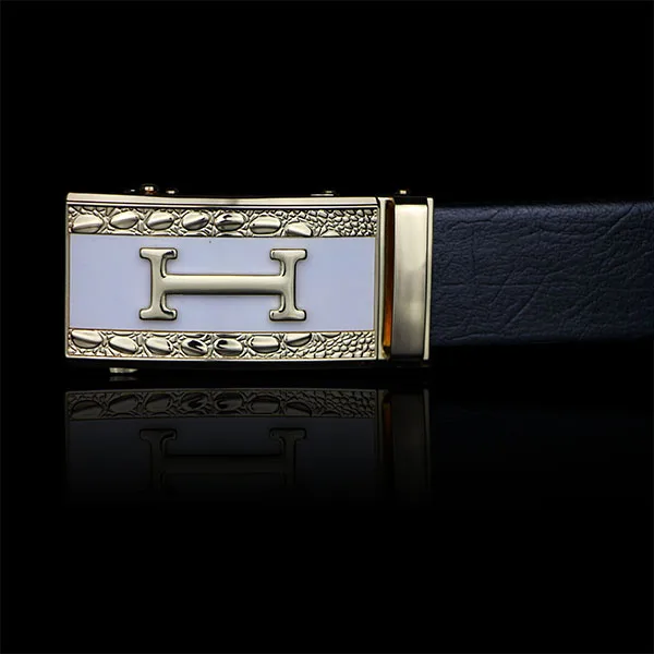 DK-782-YW Цена, модные мужские ремни, автоматическая пряжка, Воловья кожа, натуральная кожа, ремень, ремни для мужчин, мужской роскошный ремень с храповым механизмом - Цвет: DK-782-YW