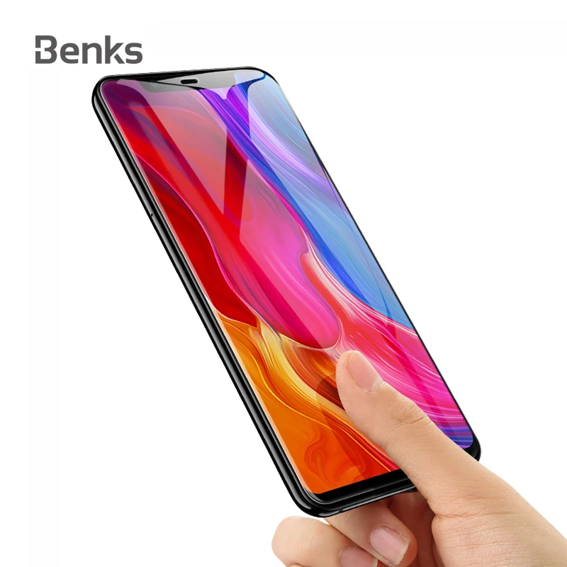 Защитное закаленное стекло Benks OKR + изогнутая поверхность 0 3 мм для Xiaomi mi ml Mi8 |