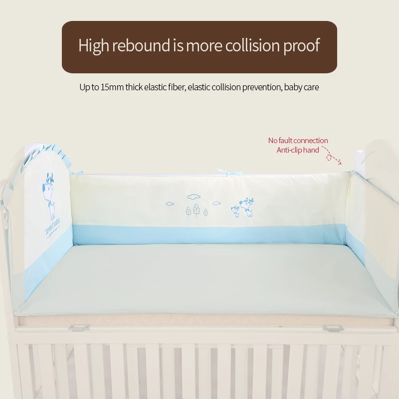 Baby bedding sets 5 piece set soft and comfortable for girls boys breathable close skin No fluorescent agent | Мать и ребенок