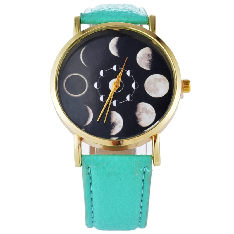 RUNER Moon Phase астрономические часы с космическим мотивом Модные женские кварцевые