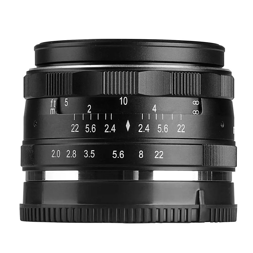 Meike 50 мм F2.0 Большая диафрагма ручной фокус объектив для Olympus M4/3 EM10 Mark ii/EM5/EM1/EP5/EPL3