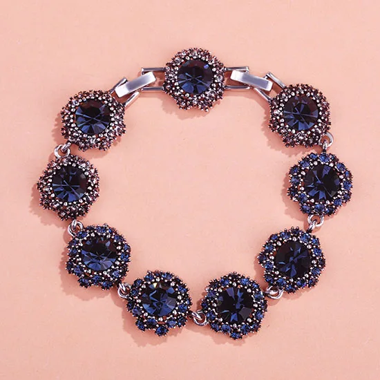 Старинные Турецкие Браслет Для Женщин Горный Хрусталь Кристалл Pulseira Femme Bijouteie