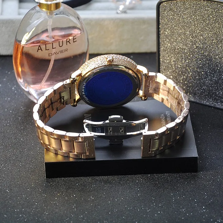 Часы Mashali женские из нержавеющей стали брендовые Сияющие вращающиеся наручные с