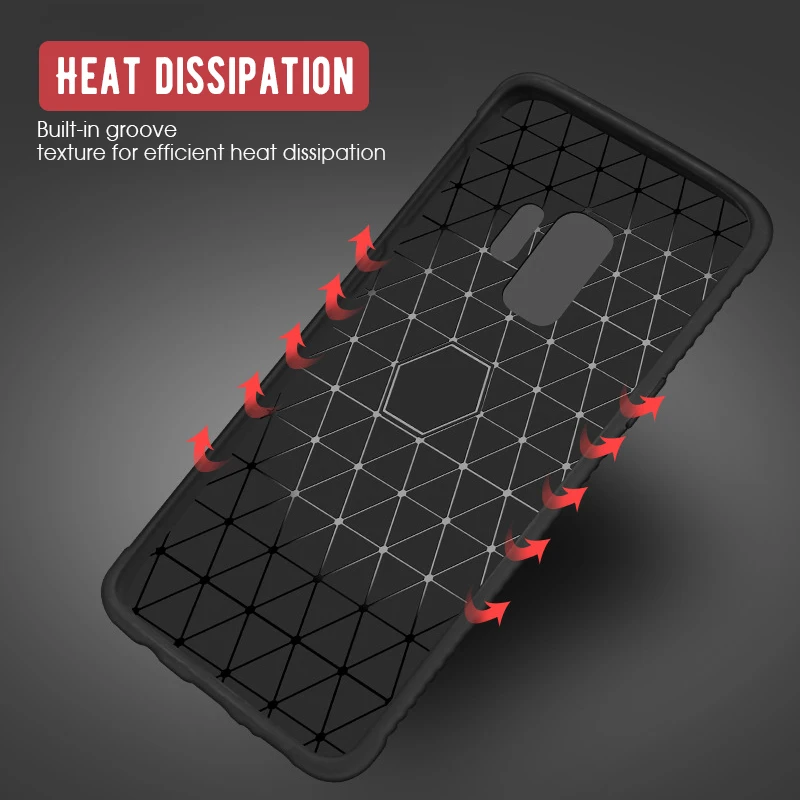 GKK Carbon Fiber Case for Samsung S8 S9 Plus Original Business Soft TPU Luxury Cover S10 S10+ S10E Coque Fundas |