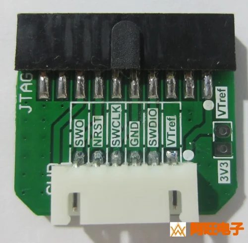 20 P-2,54 мм Шаг JTAG интерфейс к 4P \ 5P \ 6 P-2,54 мм Шаг SWD плата адаптера J-Link