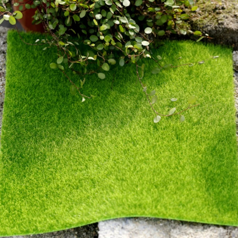 Искусственный мох 30*30 см и 15*15 цветы Листва или украшения для дома|artificial moss|fake