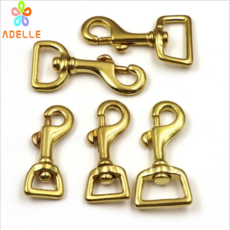 2x Карабин из меди прямоугольной формы с поворотным кольцом для крепления квадратных сумок, палаток для животных, поводков, кольца для ключей. Свободная доставка. ГОРЯЧО.