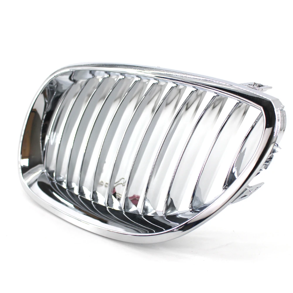 Хромированные серебряные решетки гриль для BMW E60 E61 M5 5 серии 03 09|grill for bmw|grill e60bmw e60