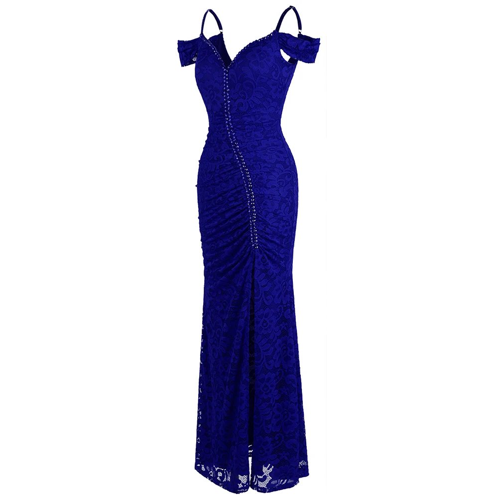 Angel fashions вечернее платье длинное кружевное нарядное эластичное для мамы в