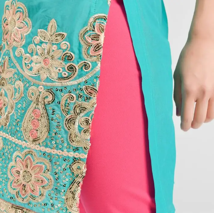 Женское модное этническое платье из хлопка с принтом Kurtas индийское танцевальное