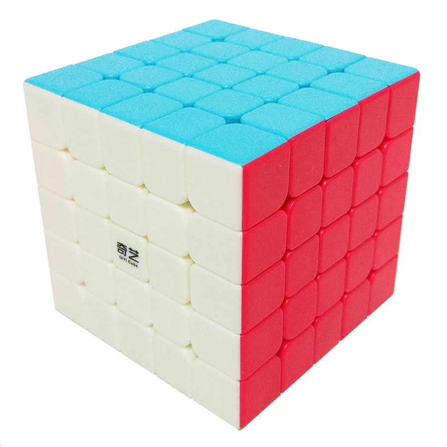 QiYi QiZheng S 5x5x5 магический куб профессиональный скоростной кубик 5x5 наклейка матовый