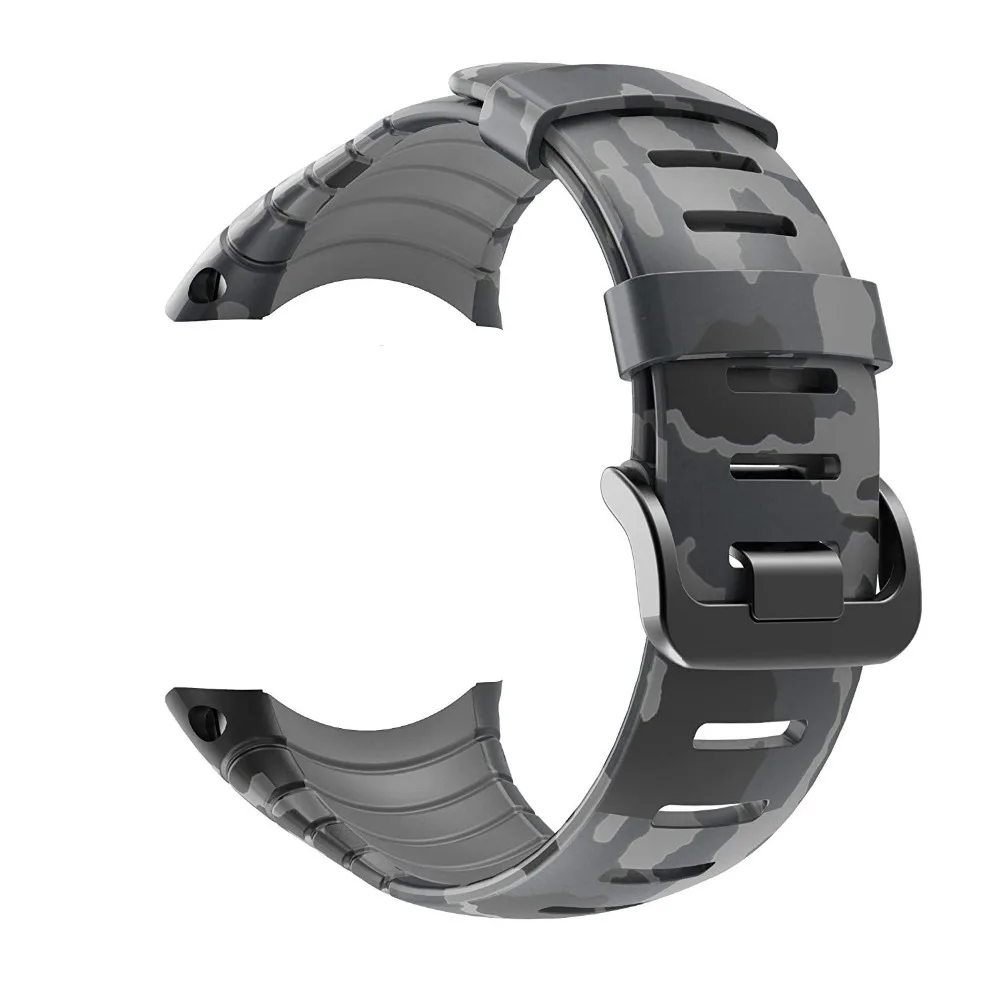 Ремешок Suunto Core серый Камуфляжный ремешок для часов SS014993000|Ремешки часов| |