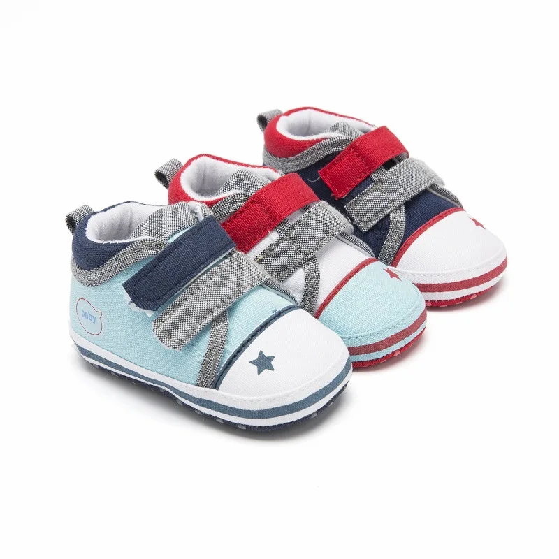 Для маленьких девочек обувь для мальчиков тканевые ботиночки малышей Мягкая