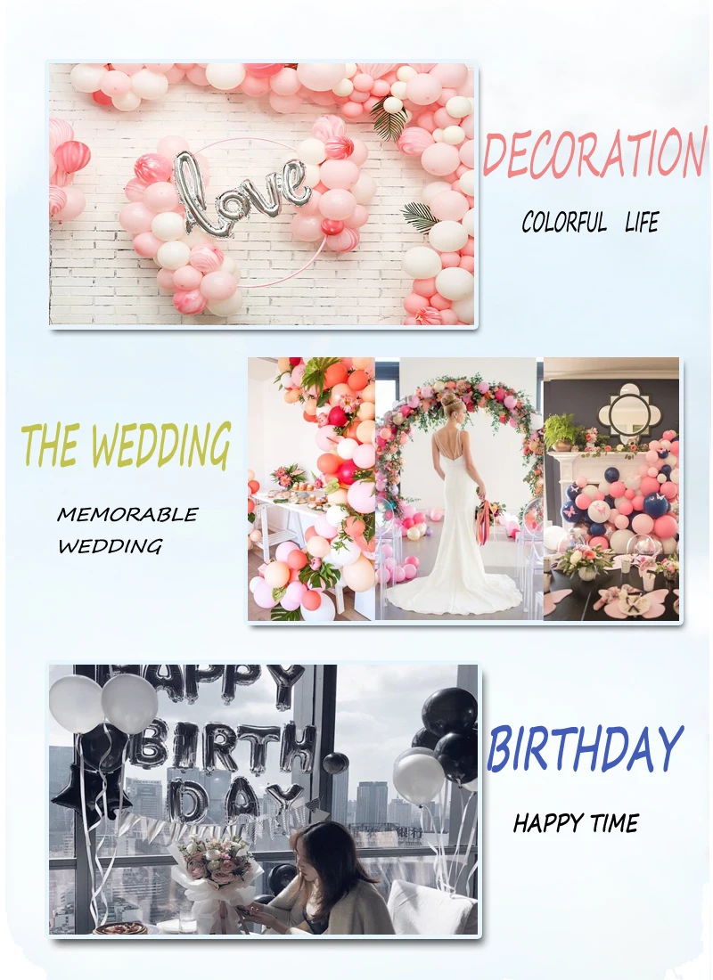 10 дюймов marca dragon воздушный шар украшение свадьба день рождения праздник Вечеринка маленький чистый и свежий и светлый цвет