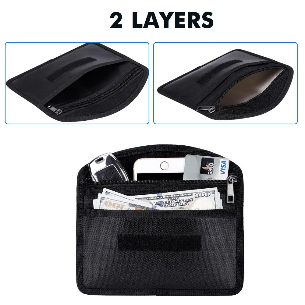 

Fireproof Burn - Proof Package Valuables Kit Anti - Signal Interference Package