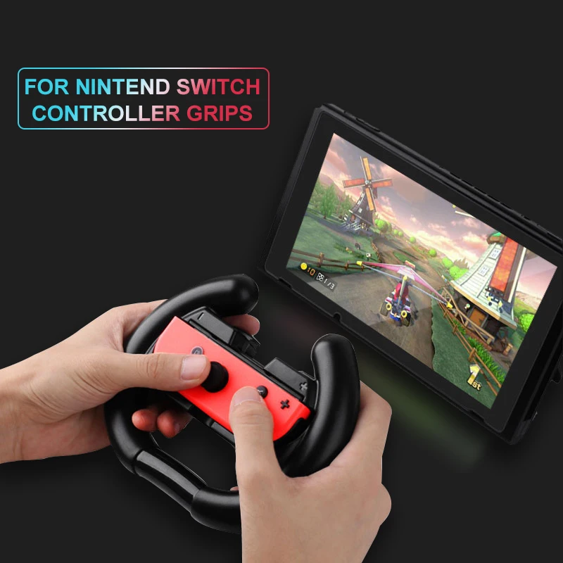 2 шт. ручки для руля контроллера из АБС-пластика держатель Nintendo Nord Switch Joy-Con Joycon NS NX