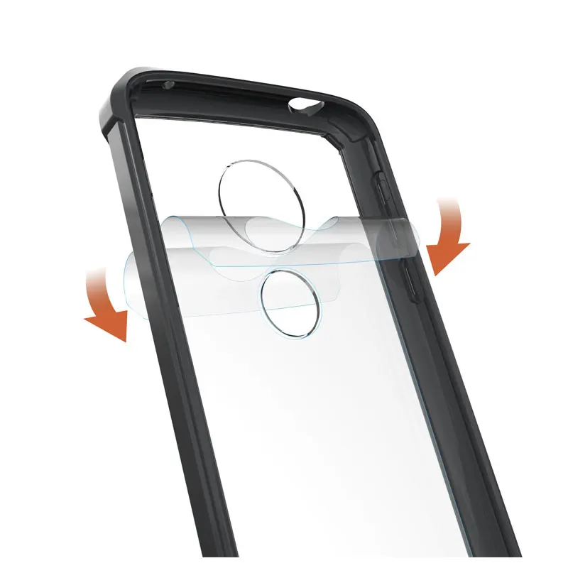 Роскошный чехол-бампер с кристаллами для Motorola Moto G6 Play чехол жесткая задняя крышка