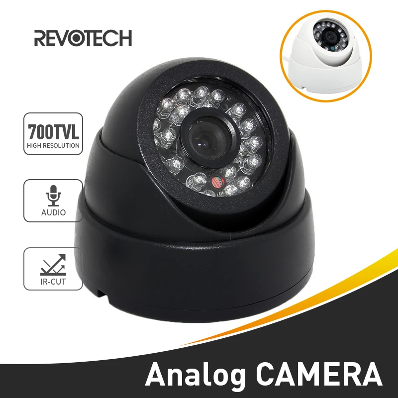 Аудио 700TVL 24 светодиодный ИК Sony Effio E CCD / CMOS CCTV камера ночного видения купольная для