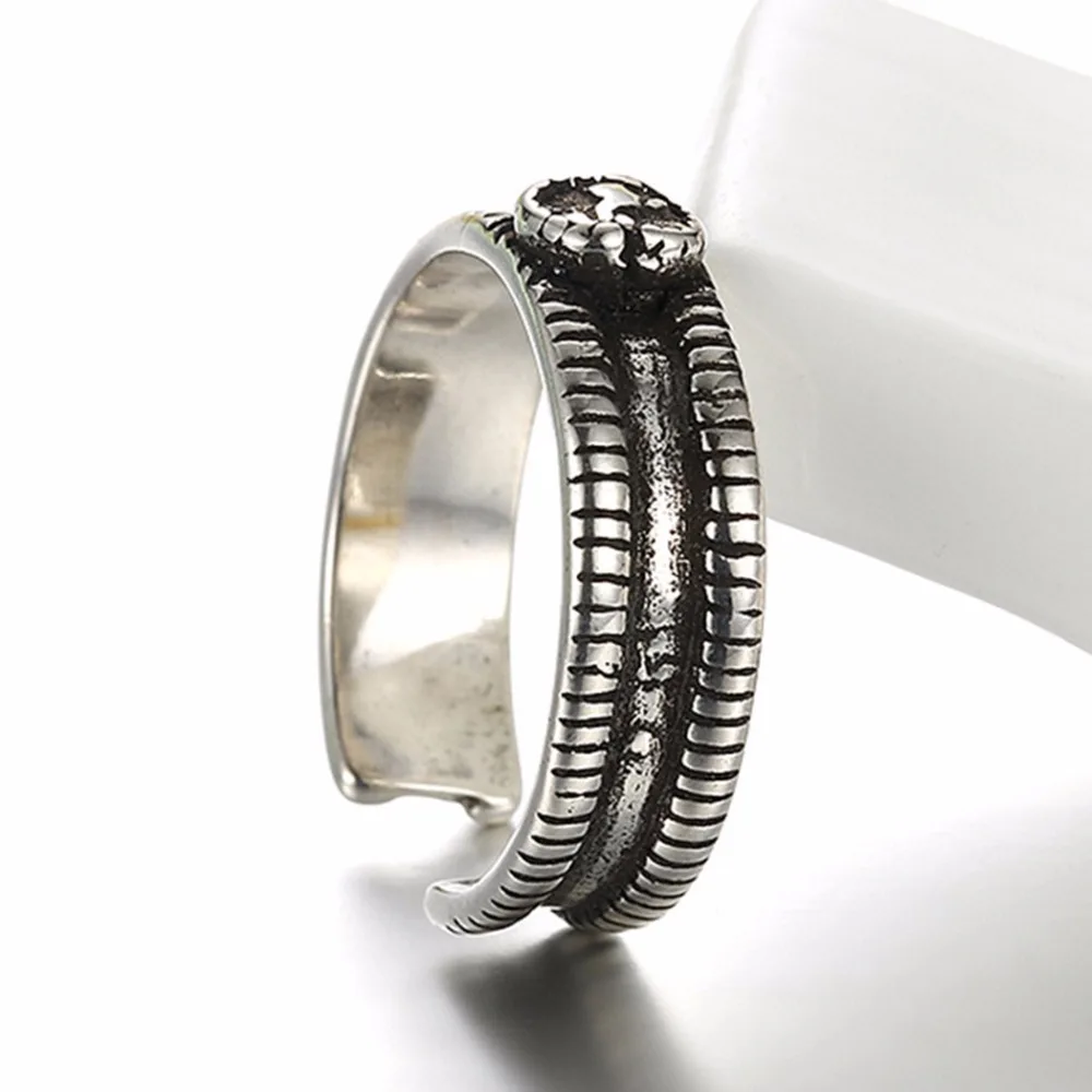 CHENGXUN color Retro Classic Big Rings for Women Black Color Ceramics Male Punk Brand Ring Men Jewelry Party | Украшения и