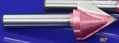 6 мм * 22 60 градусов ЧПУ карбидная Концевая фреза 3D деревообрабатывающая вставка