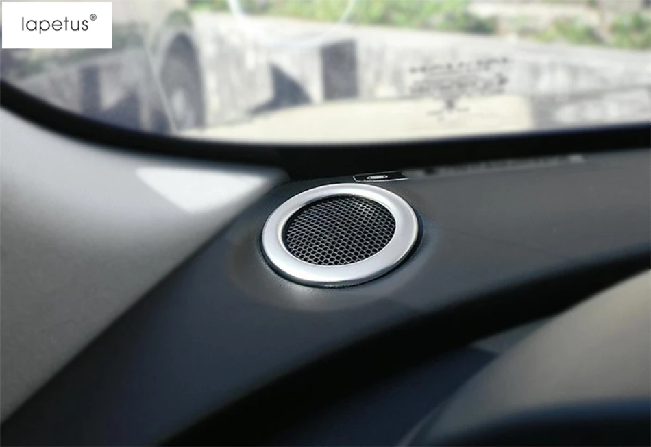 

Lapetus Accessories For Jaguar XE 2016 2017 2018 2019 Front Stereo Speaker Audio Sound Loudspeaker Frame Molding Cover Kit Trim