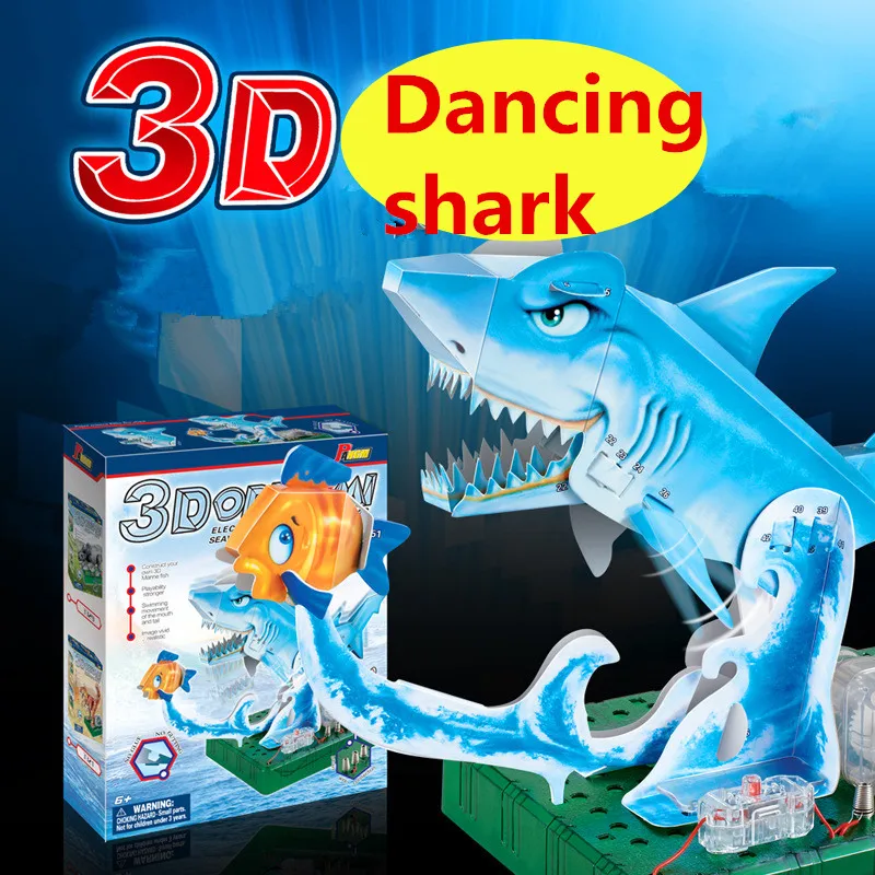 Обучающие игрушки Морской мир сборка сделай сам 3D оригами электрическая
