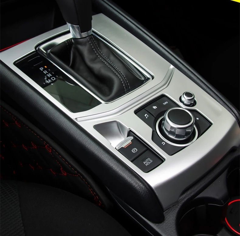 Для Mazda CX 5 CX5 2017 2018 2019 ABS хромированный карбоновый автомобильный Средний CD
