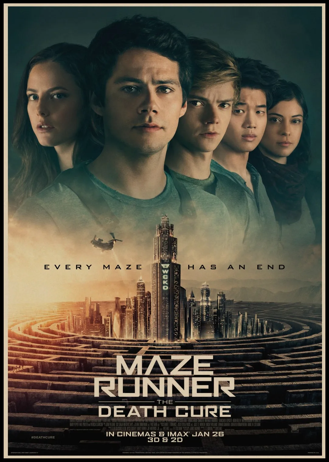 Постер из крафт-бумаги &quotБегун смерти&quot лечение смерти ретро-стиль 2018 наклейки