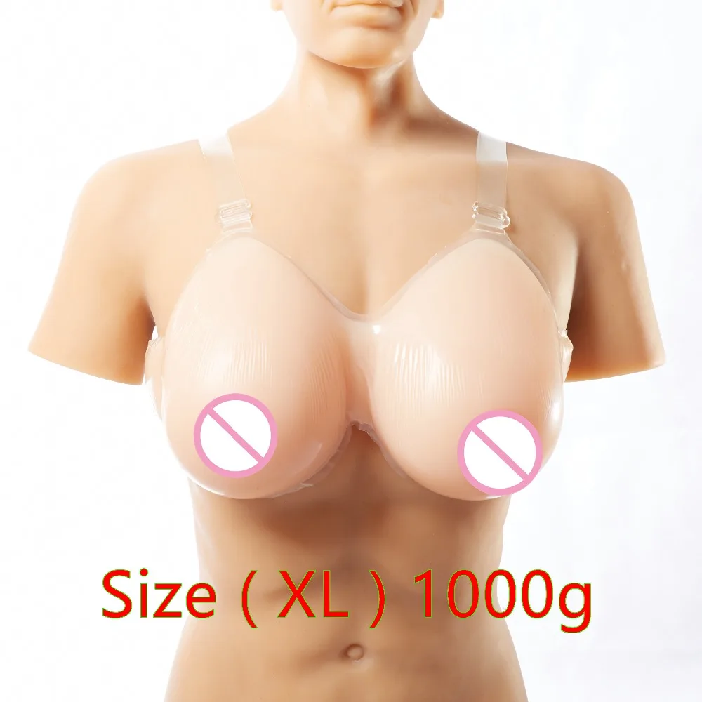 D cup 1000g/Pair Teardrop Shape Realistic Artificial Silicone Breast Form Boob Enhancer Sexy Chest Bust Tits For Corssdrrsser
