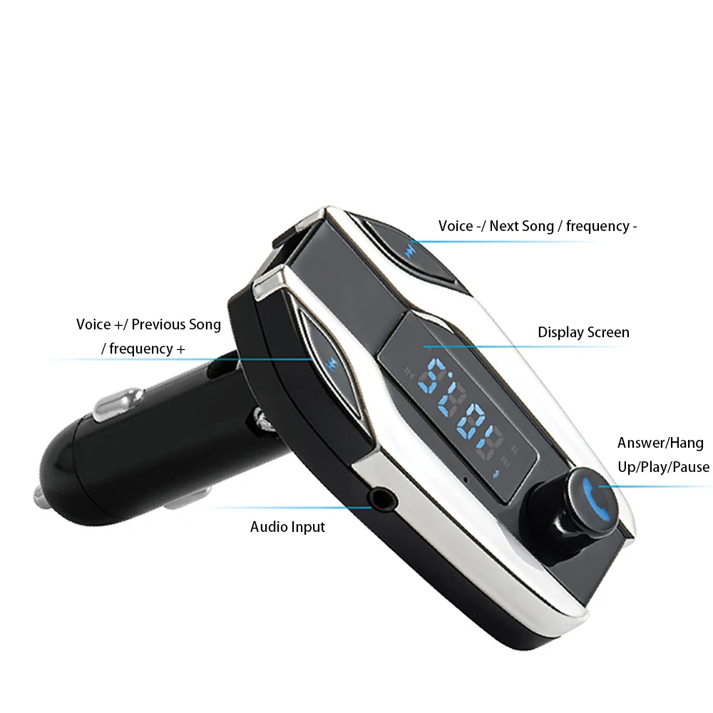 Автомобильный Bluetooth плеер Onever с FM модулятором и USB портом|fm transmitter modulator|player fm