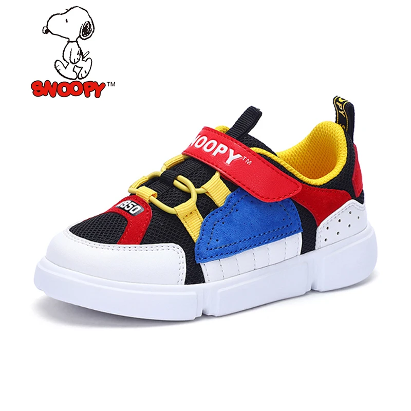 Snoopy детская спортивная обувь для мальчиков и девочек весенняя без застежек в