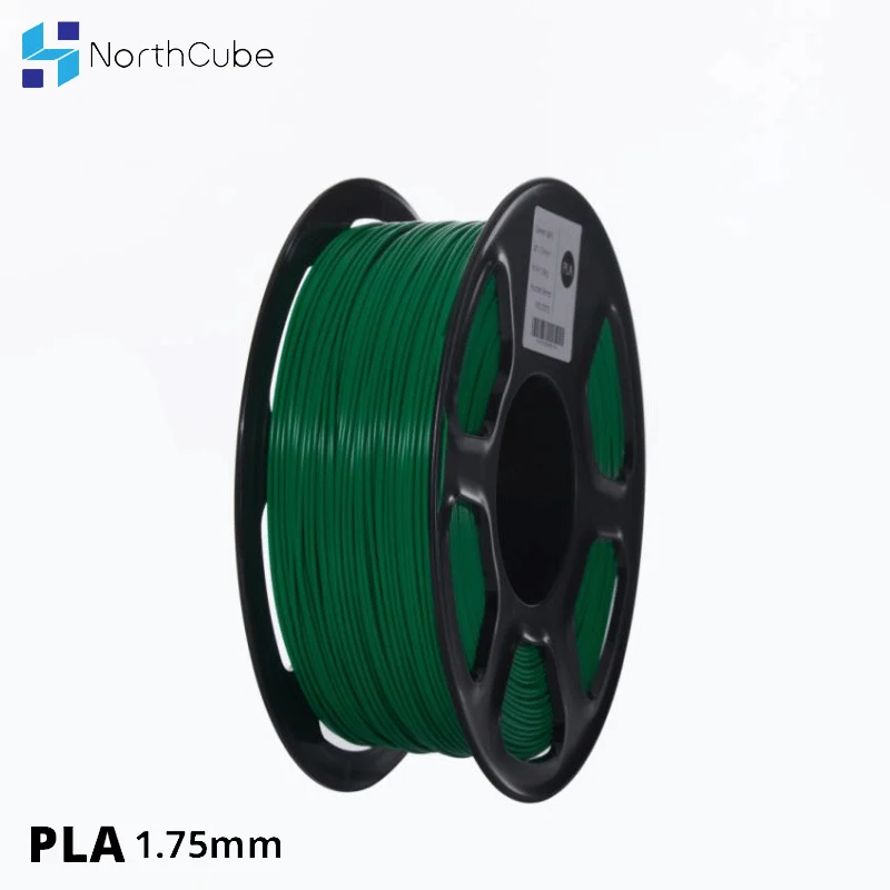 

PLA нить 3D принтер 1,75 мм для 3D принтера s, 1кг (2.2lbs) +/-0,02 мм зеленый цвет