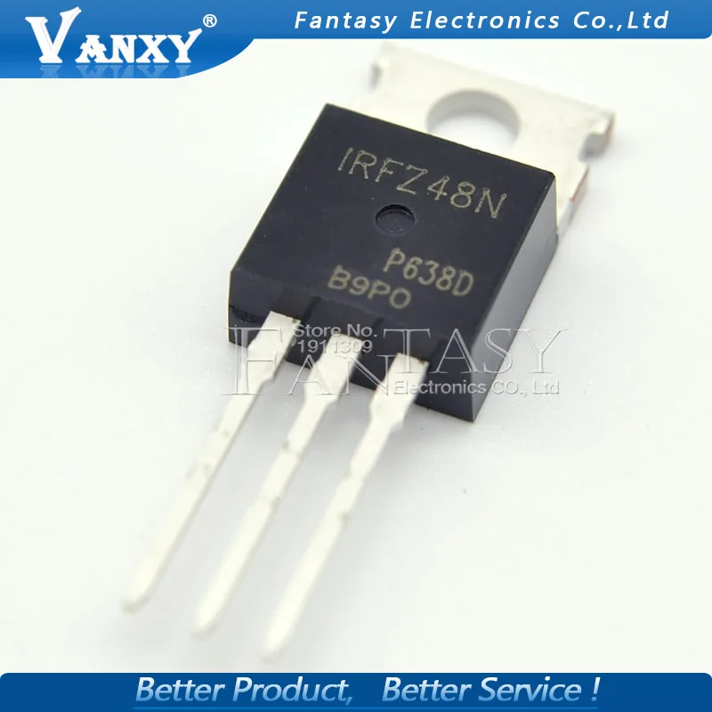 100 шт. IRFZ48N TO220 IRFZ48NPBF TO-220 IRFZ48 Новый и оригинальный IC | Электронные компоненты