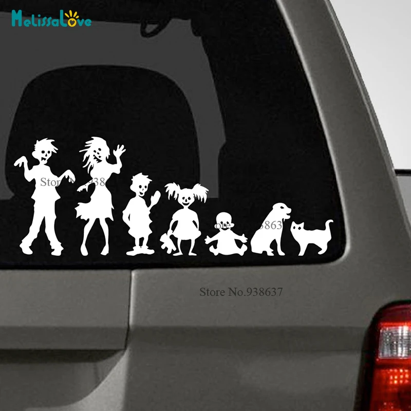 Наклейка Zombie Family для украшения дома спальни детской комнаты высокое качество