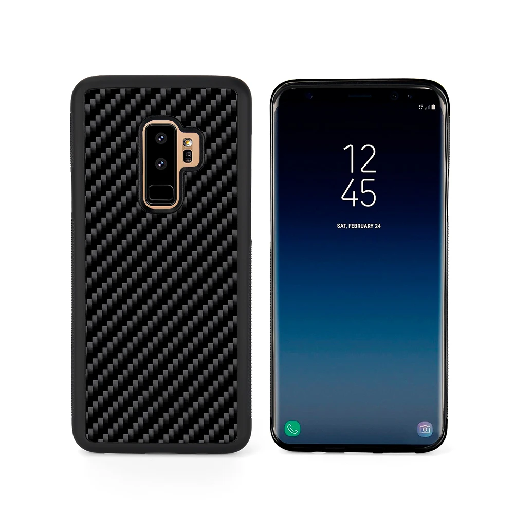 Роскошный деловой чехол из углеродного волокна с полной защитой S9 Plus для Samsung