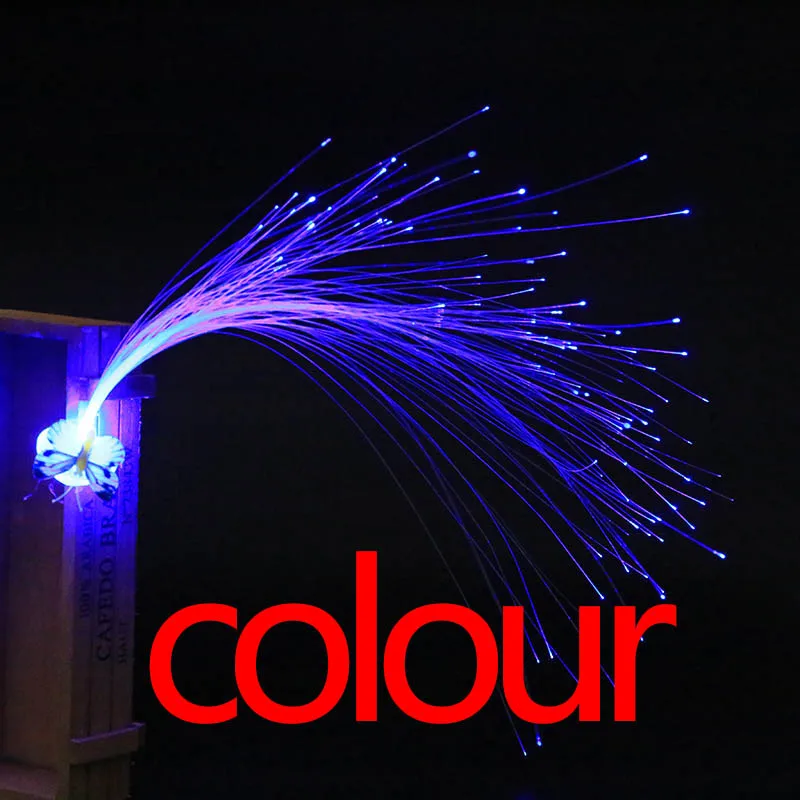 Colorful Светодиодный зажим для волос, заколка для волос, светящаяся Шпилька, рождественские украшения, новогодняя, Рождественская гирлянда для девочек, Kerst Navidad Natal Christmas - Цвет: Colorful