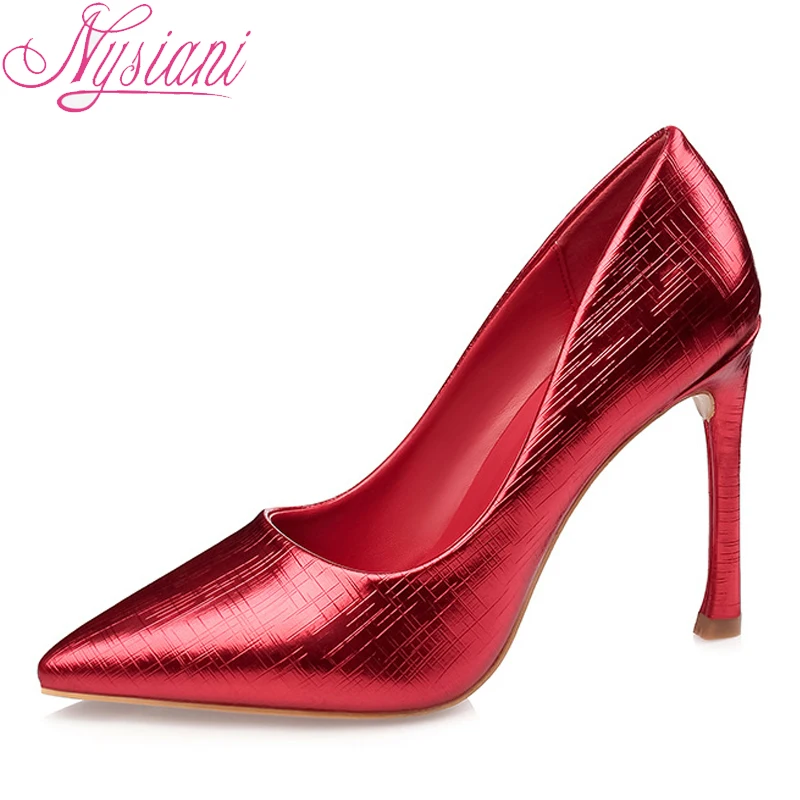 2017 Sexy Pointed Toe Fashion High Heels Evening Shoes Women Brand Designer Nightclubs Party Dress Thin Pumps Shoe Nysiani | Обувь
